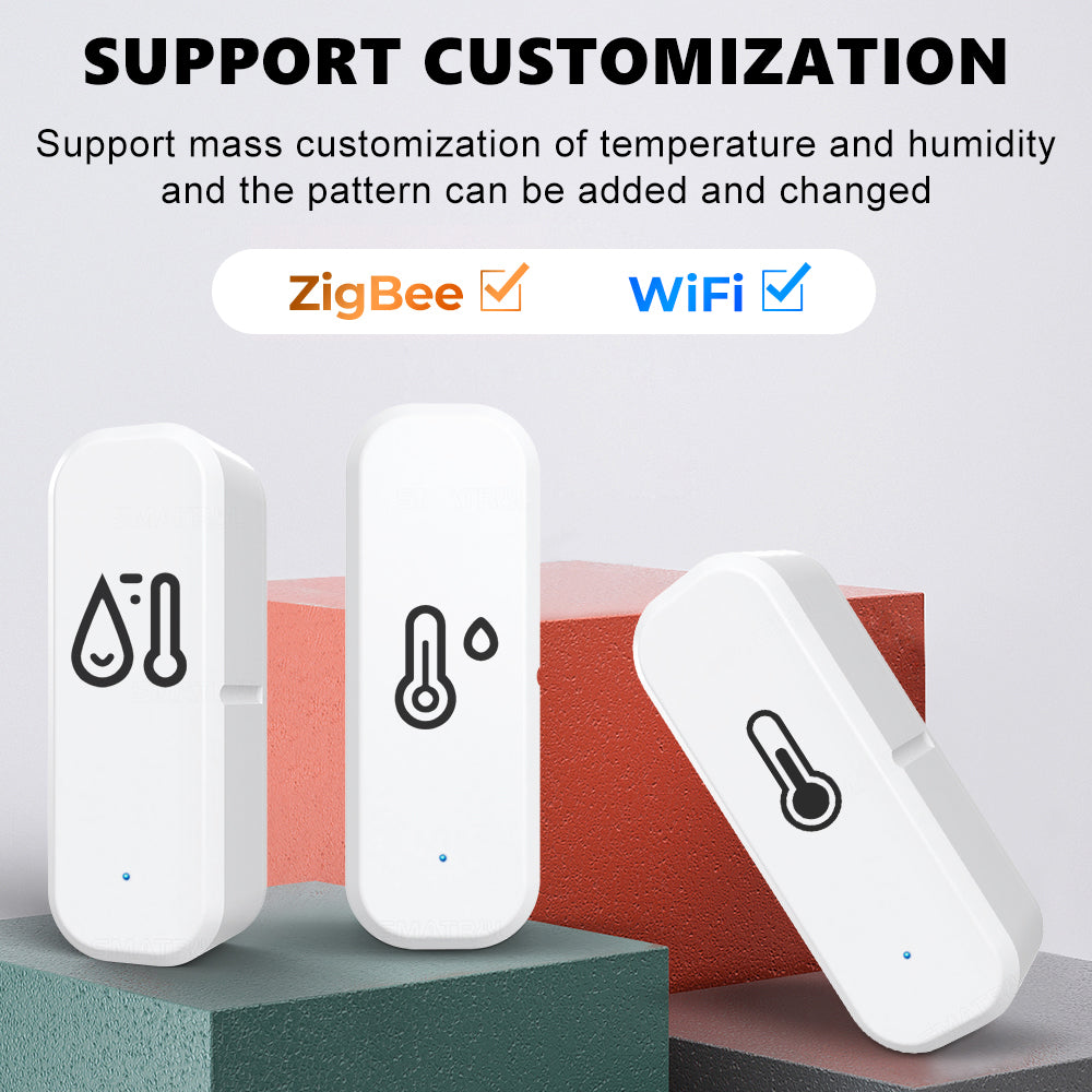 WSD008-W-WIF-BLU WiFi Bluetooth Temperature Humidity Sensor Indoor Wireless Smart Sensor WSD008-W-WIF-BLU WiFi Bluetooth Temperature Humidity Sensor Indoor Wireless Smart Sensor